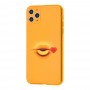 Чехол для iPhone 11 Pro Max Smile желтый поцелуй