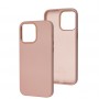 Чохол для iPhone 15 Pro Max Leather with MagSafe pink sand