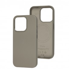 Чехол для iPhone 15 Pro Leather with MagSafe primary titanium