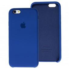 Чехол Silicone для iPhone 6 / 6s case navy blue 