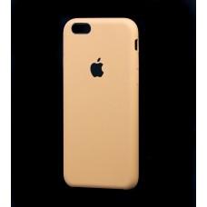 Чехол silicone case для iPhone 6 горчичный