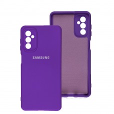 Чохол для Samsung Galaxy M52 (M526) Silicone Full camera фіолетовий