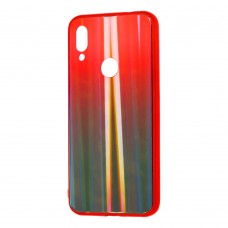 Чохол для Xiaomi Redmi 7 Aurora glass червоний