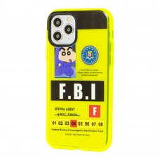 Чехол для iPhone 11 Pro Neon print FBI