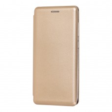 Чехол книжка Premium для Samsung Galaxy A70 (A705) золотистый