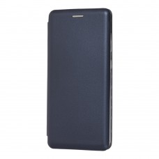 Чехол книжка Premium для Samsung Galaxy A70 (A705) темно-синий