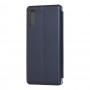 Чехол книжка Premium для Samsung Galaxy A70 (A705) темно-синий