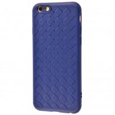 Чехол для iPhone 6 / 6s Weaving case синий
