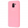 Чехол для Samsung Galaxy A6 2018 (A600) Silicone Full светло-розовый