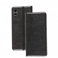 Чехол книжка Premium leather для Samsung Galaxy A02 (A022) черный