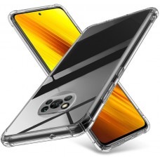 Чехол для Xiaomi Poco X3 WXD ударопрочный прозрачный