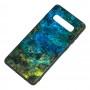 Чехол для Samsung Galaxy S10 (G973) Marble "морская волна"