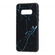 Чехол для Samsung Galaxy S10e (G970) Marble "черный"