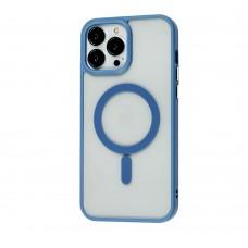 Чехол для iPhone 13 Pro Wave Magnetic light blue