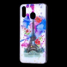 Чехол для Samsung Galaxy M20 (M205) Flowers Confetti "Paris"