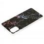 Чохол для Samsung Galaxy A51 (A515) силікон marble чорний