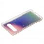 Чохол для Samsung Galaxy S10 (G973) силікон marble рожевий