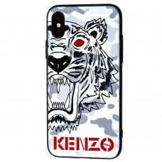 Чехол для iPhone X Kenzo тигр