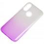 Чехол для Xiaomi Redmi 7 Shining Glitter серебристо-фиолетовый 