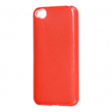 Чехол для Xiaomi Redmi Go Shining Glitter красный