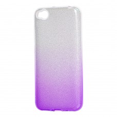 Чехол для Xiaomi Redmi Go Shining Glitter серебристо-фиолетовый