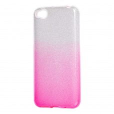 Чохол для Xiaomi Redmi Go Shining Glitter сріблясто-рожевий