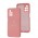 Чохол для Xiaomi Redmi 10 Silicone Full Тризуб рожевий / light pink