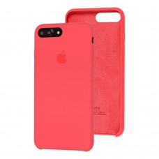 Чехол Silicone для iPhone 7 Plus / 8 Plus Premium case red raspberry