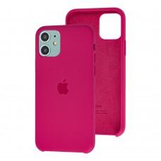 Чехол Silicone для iPhone 11 Premium case pomegranate