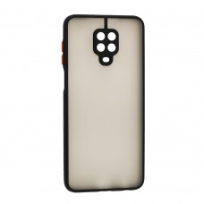 Чехол для Xiaomi Redmi Note 9s / 9 Pro LikGus Totu camera protect черный / красный