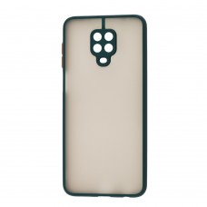 Чехол для Xiaomi Redmi Note 9s / 9 Pro LikGus Totu camera protect оливковый