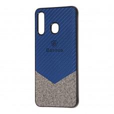 Чехол для Samsung Galaxy A20 / A30 Baseus color textile синий