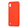 Чехол для Samsung Galaxy A10 (A105) Shiny dust красный