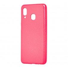Чохол для Samsung Galaxy A20 / A30 Shiny dust рожевий