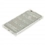 Чехол Shine Line для iPhone 6 полоски с блестками серебристый
