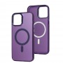 Чохол для iPhone 12 Pro Max IMD Colors MagSafe purple