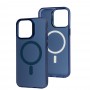 Чохол для iPhone 15 Pro Max IMD Colors MagSafe blue