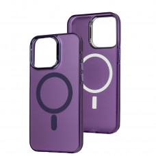 Чохол для iPhone 15 Pro Max IMD Colors MagSafe purple