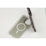 Чохол для iPhone 15 Pro Max IMD Colors MagSafe silver