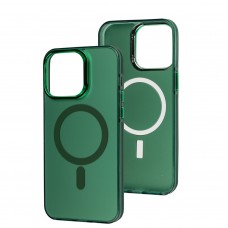 Чохол для iPhone 15 Pro Max IMD Colors MagSafe green