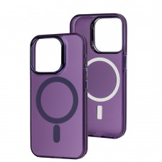 Чохол для iPhone 15 Pro IMD Colors MagSafe purple