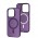 Чохол для iPhone 15 Pro IMD Colors MagSafe purple