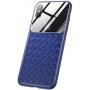 Чохол Baseus Glass Weaving для iPhone X / Xs синій
