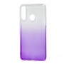 Чохол для Samsung Galaxy A20s (A207) Gradient Design біло-фіолетовий