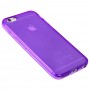 Чехол силиконовый для iPhone 6 прозрачно фиолетовый