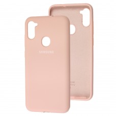 Чохол для Samsung Galaxy A11/M11 Silicone Full рожевий пісок
