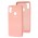 Чехол для Samsung Galaxy A11 / M11 Silicone Full розовый / персиковый