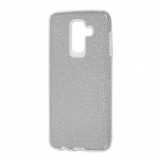 Чохол для Samsung Galaxy J8 (J810) Shining Glitter з блискітками сріблястий