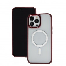 Чехол для iPhone 13 Pro Max Wave Magnetic red