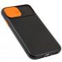 Чехол для iPhone 11 Safety camera черный / оранжевый